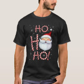 Christmas Santa Claus Candy Cane  by Christmas San T-Shirt (Vorderseite)
