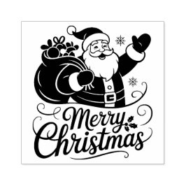 Christmas Santa Claus Card Gummistempel