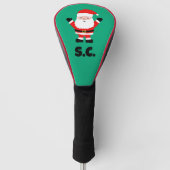 Christmas Santa Claus cartoon personalized Golf Headcover (Vorderseite)