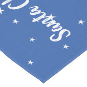 Christmas Santa Claus Darker Personalize 14 x 72 Kurzer Tischläufer (Ecke)