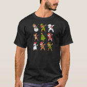 Christmas Santa Claus Elf Reeinder Gingerbread Man T-Shirt (Vorderseite)