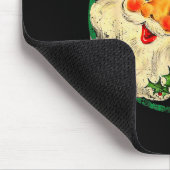 Christmas Santa Claus Face Old Fashioned Pajamas H Mousepad (Ecke)