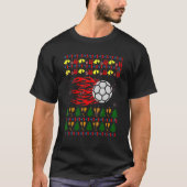 Christmas Santa Claus Handball Player Goalkeeper P T-Shirt (Vorderseite)