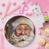 CHRISTMAS SANTA CLAUS PAPIER TELLER (Party)