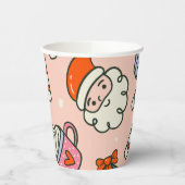 Christmas Santa Clause Party Pappbecher (Links)