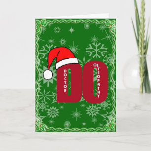 CHRISTMAS SANTA DO - ARZT VON OSTEOPATHIE FEIERTAGSKARTE