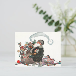 Christmas Santa Feiertagspostkarte
