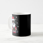 Christmas Santa Gamer Funny Xmas Video Gaming Men Kaffeetasse (Vorderseite Links)