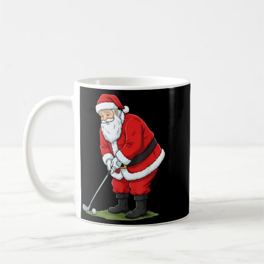Christmas Santa Golf Golfer Xmas Funny Christmas G Kaffeetasse (Links)