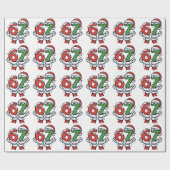 Christmas Santa Hand 67 6 7 Geschenkpapier (Flach)