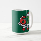 Christmas Santa Hand 67 6 7  Kaffeetasse (VorderseiteRechts)