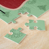 Christmas Santa Hat T-Bone Steak meat protein Puzzle (Seite)