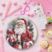 Christmas Santa Holiday  Pappteller (Party)