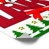 CHRISTMAS SANTA LABOR POSTER (Ecke)