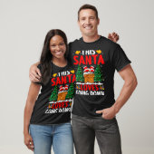 Christmas Santa Loves Going Down Chimney Funny Xma T-Shirt (Unisex)