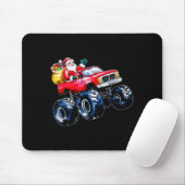 Christmas Santa Monster Truck Xmas Boys Kids Toddl Mousepad (Mit Mouse)