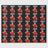 CHRISTMAS SANTA NAUGHTY MÄDCHENREISEPAPIER GESCHENKPAPIER (Flach)