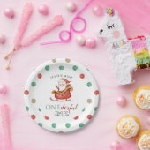 Christmas Santa Onederful First Birthday Paper Pla Pappteller (Party)