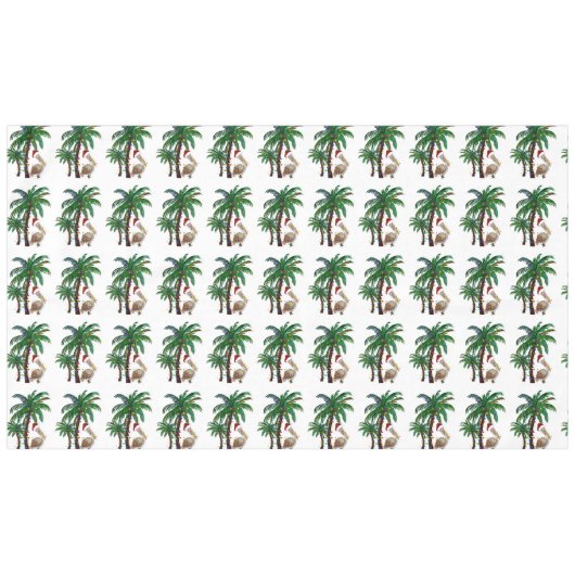 Christmas Santa pelican Holiday tablecloths Tischdecke (Vorderseite (Horizontal))