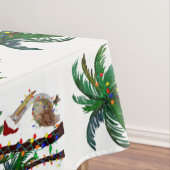 Christmas Santa pelican Holiday tablecloths Tischdecke (Beispiel)