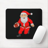 Christmas Santa Playing Football Xmas Funny Srts P Mousepad (Mit Mouse)