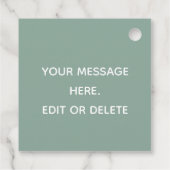 Christmas Santa’s sleigh reindeers holiday Geschenkanhänger (Rückseite)