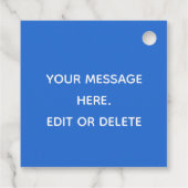 Christmas Santa’s sleigh reindeers holiday Geschenkanhänger (Rückseite)