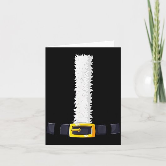 Christmas Santa-santa Claus Costume Fun Santa Suit Karte (Vorderseite)