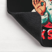 Christmas Santa Says 67 Six Seven Meme Funny Merry Mousepad (Ecke)