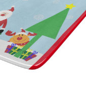 CHRISTMAS SANTA SCENE SCHNEIDEBRETT (Ecke)