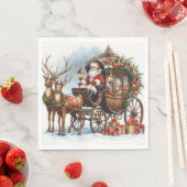 Christmas Santa Serviette (Beispiel)