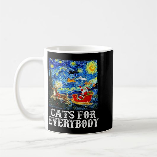 Christmas Santa Sleigh Cats For Everybody Starry N Kaffeetasse (Links)