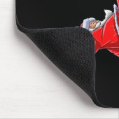 Christmas Santa Soccer Mousepad (Ecke)