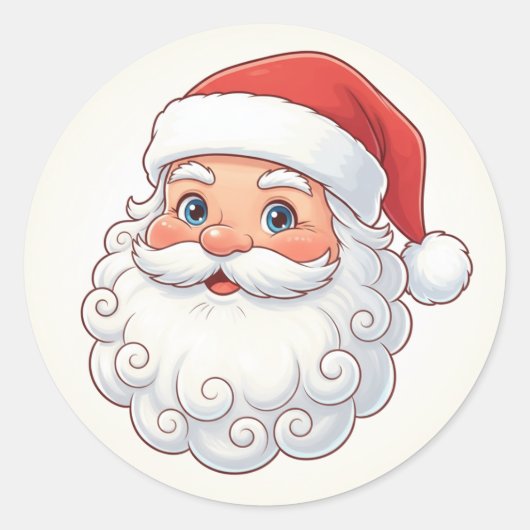 Christmas Santa Sticker  (Vorderseite)