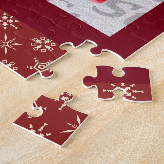 Christmas Santa & Tree Add Photos Large Puzzle (Seite)