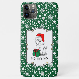 Christmas Santa West Highland White Terrier Westie Case-Mate iPhone Hülle