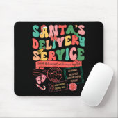 Christmas Santa's Delivery Service L&d Labor D Mousepad (Mit Mouse)