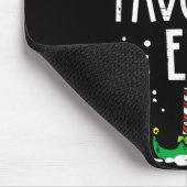 Christmas Santas Favorite Elf Xmas Matching Kids M Mousepad (Ecke)