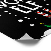 Christmas Santas Favorite Elf Xmas Matching Kids M Poster (Ecke)