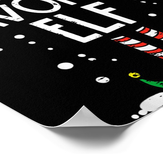 Christmas Santas Favorite Elf Xmas Matching Kids M Poster (Ecke)