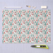 Christmas Scandinavian Botanical Seidenpapier (Handwerk)