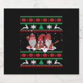 Christmas Schaumweinetikett (Einzelnes Label)