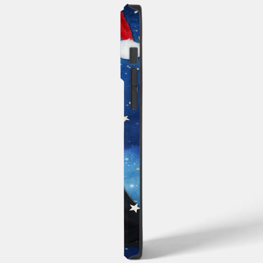 Christmas Schnauzer Case-Mate iPhone Hülle (Rückseite / Links)