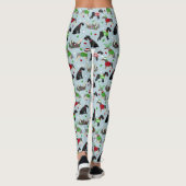Christmas Schnauzer Leggings (Rückseite)