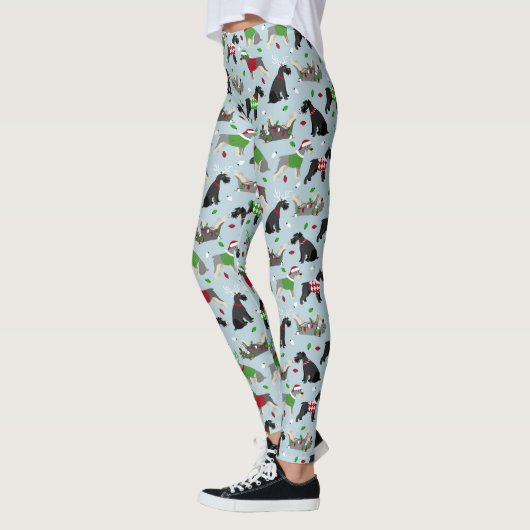 Christmas Schnauzer Leggings (Links)