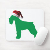 Christmas Schnauzer Mousepad (Mit Mouse)