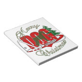 CHRISTMAS SCHNAUZER NOTIZBLOCK (angewinkelt)