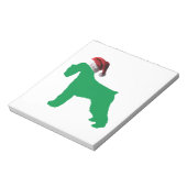 Christmas Schnauzer Notizblock (Rotiert)