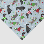 Christmas Schnauzer Seidenpapier (Ausschnitt)