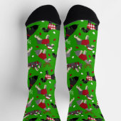 Christmas Schnauzer Socken (Oben)